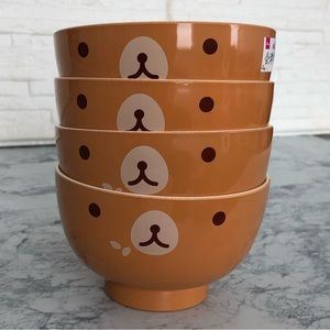 Daiso bear bowls